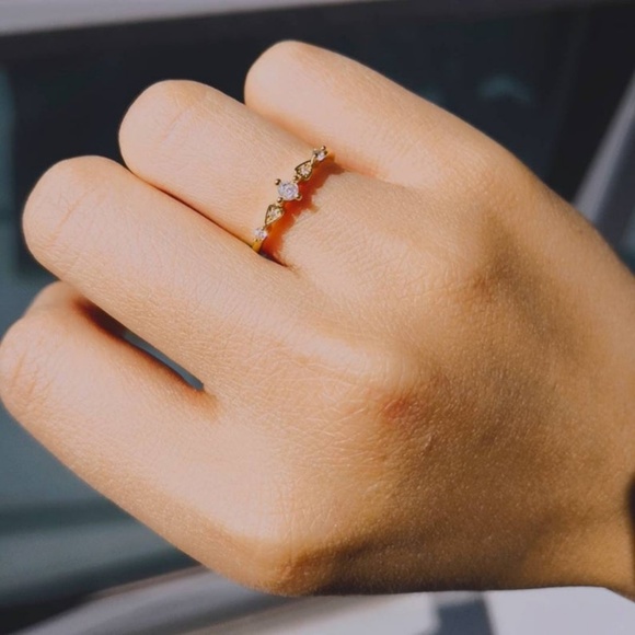 CZ Stacking Rings - Picture 7 of 7